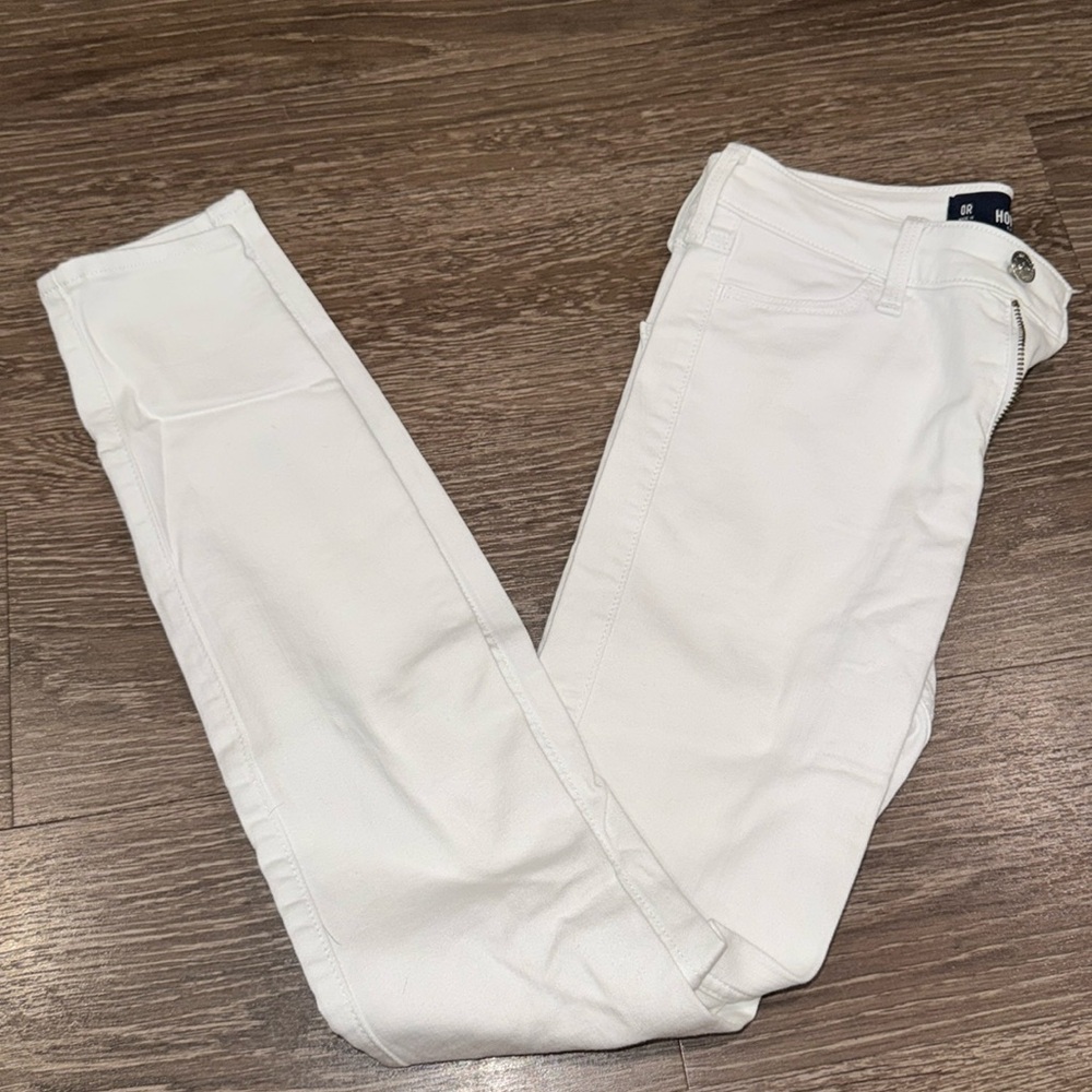 Hollister High Rise Jean Leggings in White
